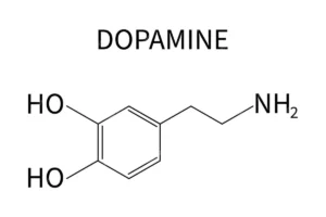 molécula de dopamina